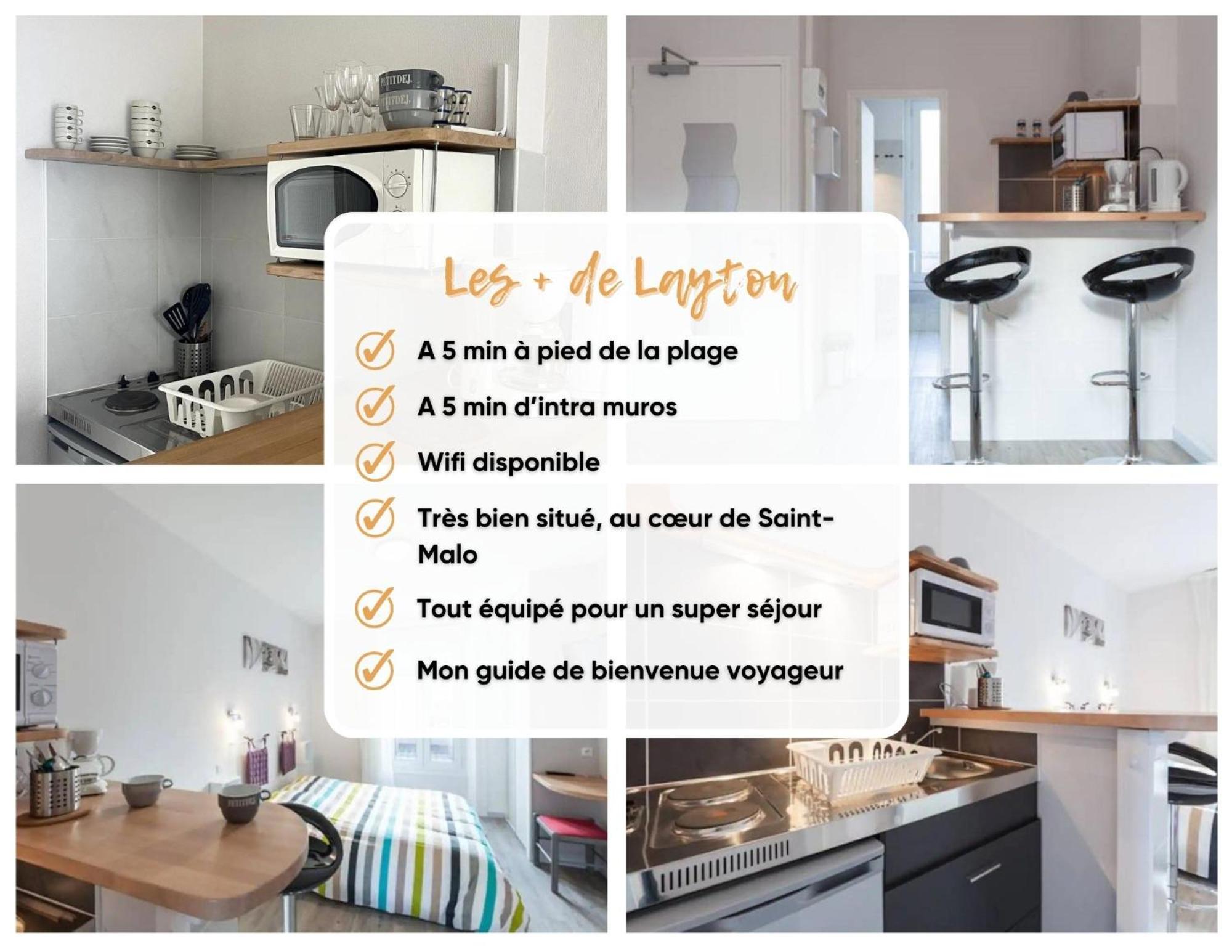 Layton - A 2 Min De La Plage, Du Sillon Et D'Intra Muros ! Saint-Malo Ngoại thất bức ảnh